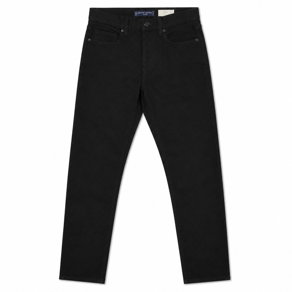 Everlane Uniform Jeans Mens 28 Black The Slim 4 Way Stretch Organic Cotton NWT